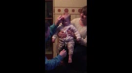 Baby cant get the dart