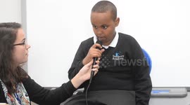 Incredible moment an autistic boy sings for the first time