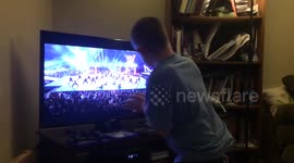 Boy with Down's syndrome dances to 'Born This Way' during Super Bowl
