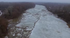 Ice flood on Tisza river2