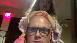 Little Girl Cries at her first theatre experience