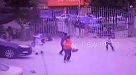Boy throws fireworks into sewer causing explosion