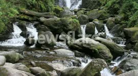 Strong rain in Ireland