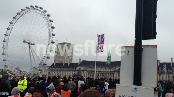 Crowds At Big Ben