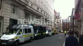 Police Gathering On Stratton street