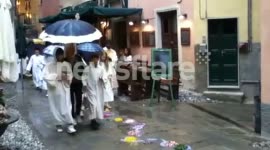 Corpus Christi procession through Monterosso