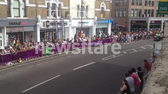 Olympic mens road race, from Fulham