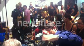 New Zealand rowing team at Kiwi House 