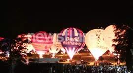 Bristol Balloon Fiesta - Saturday Night Glow 11-08-2012 'Shufflin'
