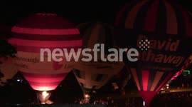 Bristol Balloon Fiesta - Saturday Night Glow 11-08-2012 'Baggy Trousers'