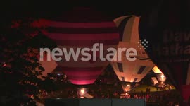 Bristol Balloon Fiesta - Saturday Night Glow 11-08-2012 ' Love Shack'