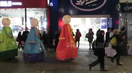 People Celebrate Chinese New Year in Oxford Street
