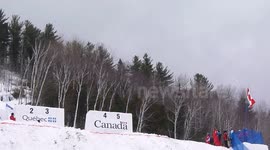 Lydia Lassila Olympic Champion lands rare triple somersault