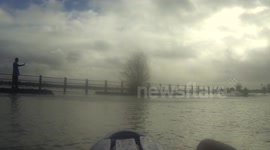 Oxford, Port Meadow - Wakeboard & Kayak - Vid 2