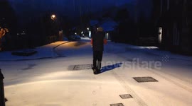 Hailstorm havoc in Cumbria 