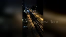 Newsflare Edit - Sparks Fly Along the Canada Line Tracks