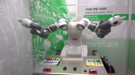 Amazing robot shows precision