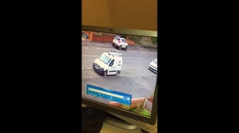 Side Swiped onto pavement