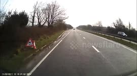Car spotted driving the wrong way down the A30