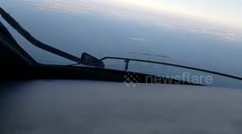 Hyperlapse Visual Approach to runway 29 Portland, Maine Airport.