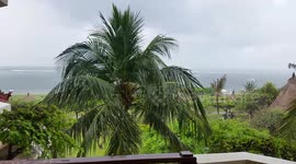 Horrendous rain storm on our honeymoon