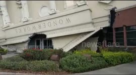 A upside Down Building art work House