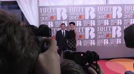 Brits 2017 - Emma Willis, Dermot O'Leary
