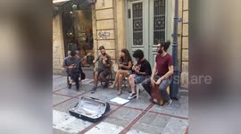 Newsflare Edit - Heraklion Musicians