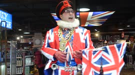 World's best shop greeter?