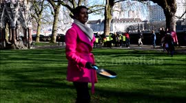 Annual peers and lords pancake race , 