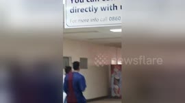 Patients 'trapped' after roof collapses at hospital in Johannesburg