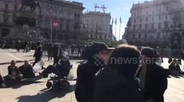 R.I.P. Nokia 3310 2000-2017 memorial service in Milan at the Piazza Duomo