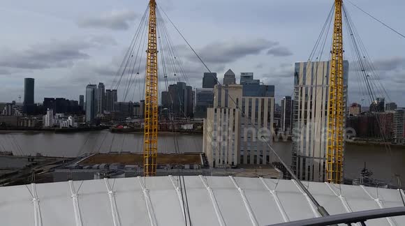 This is what the view from the top of the O2 looks like