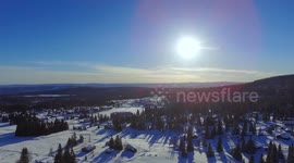 WINTER WONDERLAND IN NORWAY - NORWAY BY AIR [4K]