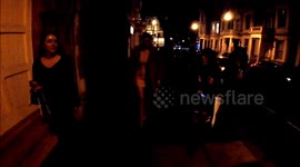 Ashley James arrives at the Shecan cultural event 