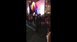 Brie Larson arrives at film premier Kong Skull Island Hollywood CA