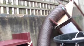 Flue liner after a fire