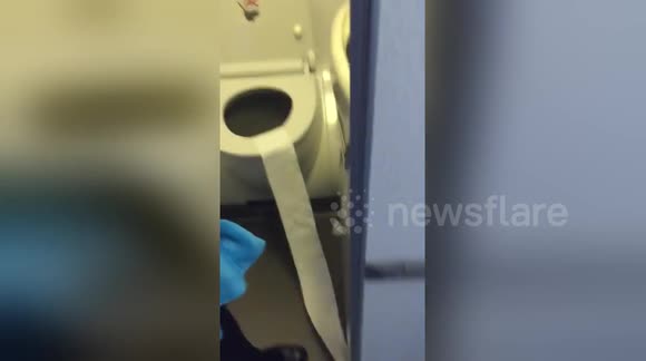 Boeing 737 toilet power