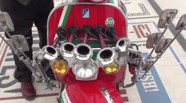 piaggio vespa 5 air horn set