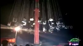 Flying chairs fall down injuring nine in north-central China