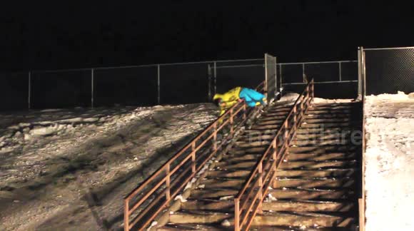 Flipping over the handrail - Buy, Sell or Upload Video Content with ...