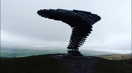 Singing Ringing Tree in Burnley, Lancashire UK.