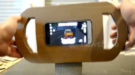 How to make a cardboard gaming steering wheel