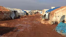 Syria refugees camp