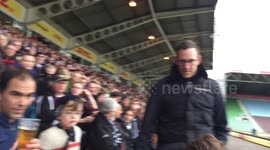 Exeter Chiefs fans chant at Anglo-Welsh Rugby Final