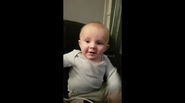 My 6 month old thinks he's a tiger