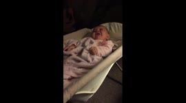 This baby loves the camera