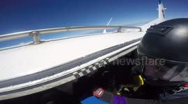 Jumping out of planes with your best friends!