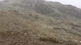 Snow in Wales 2nd day of spring 2017