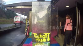 Prank war - after wedding gunge tank external view
